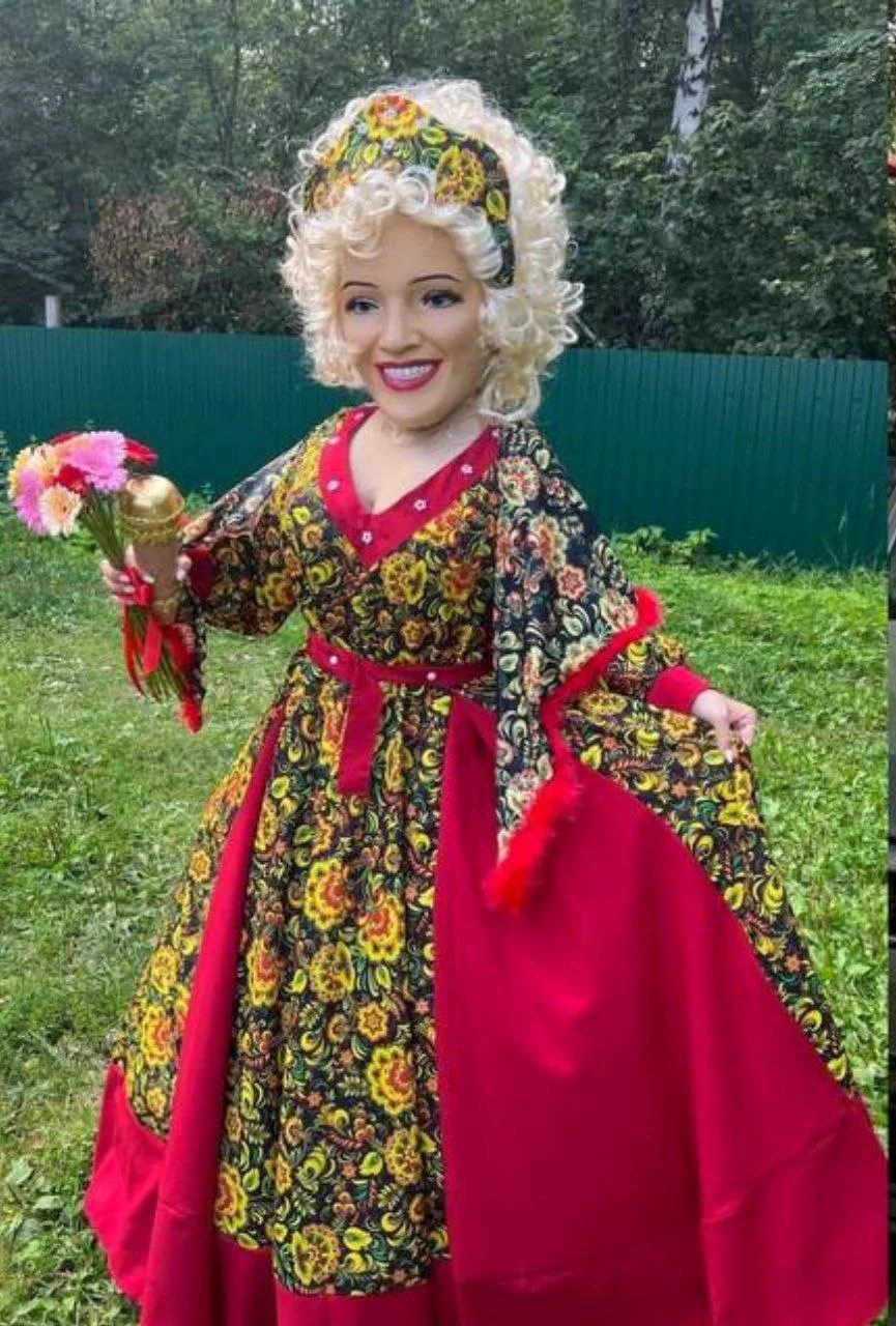 Шуточный двойник Кадышевой — кукла на праздник в Тольятти